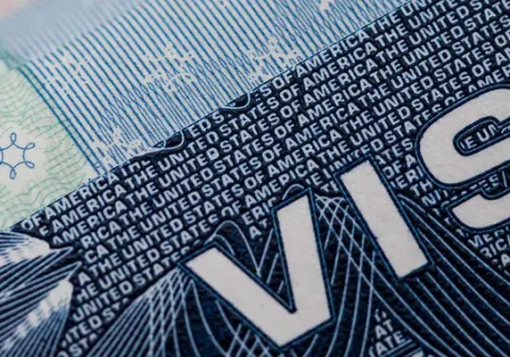 American Family Visa printed on a Latino immigrant's passport